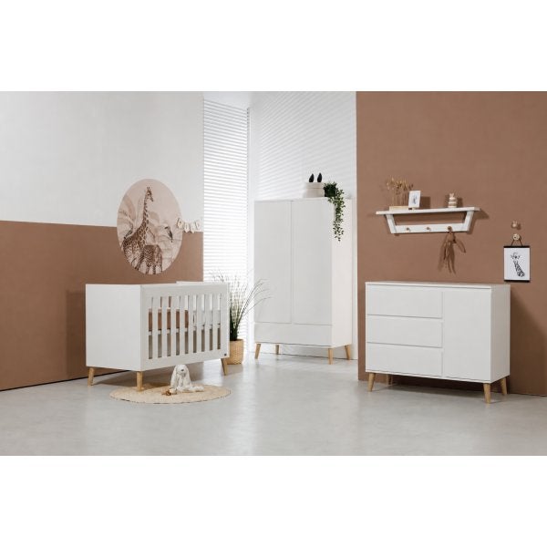 Babykamer TWF "the wood factory" helemaal compleet, Ophalen, Zo goed als nieuw, Jongetje of Meisje