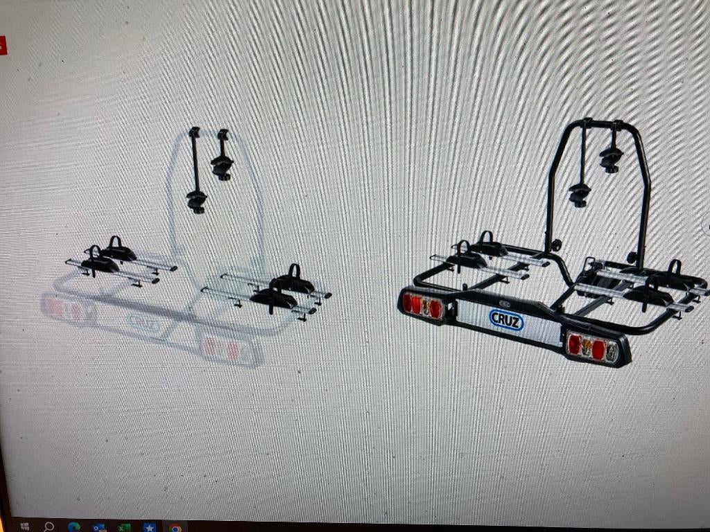 fietsadapterset voor trekhaakrek, bv Cruz, Thule 949 €49,50, Ophalen, 2 fietsen, Nieuw, Trekhaakdrager