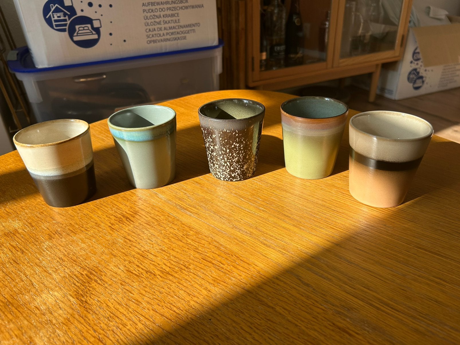 5 koffiekoppen HK living, Ophalen, Keramiek, Zo goed als nieuw, Overige stijlen