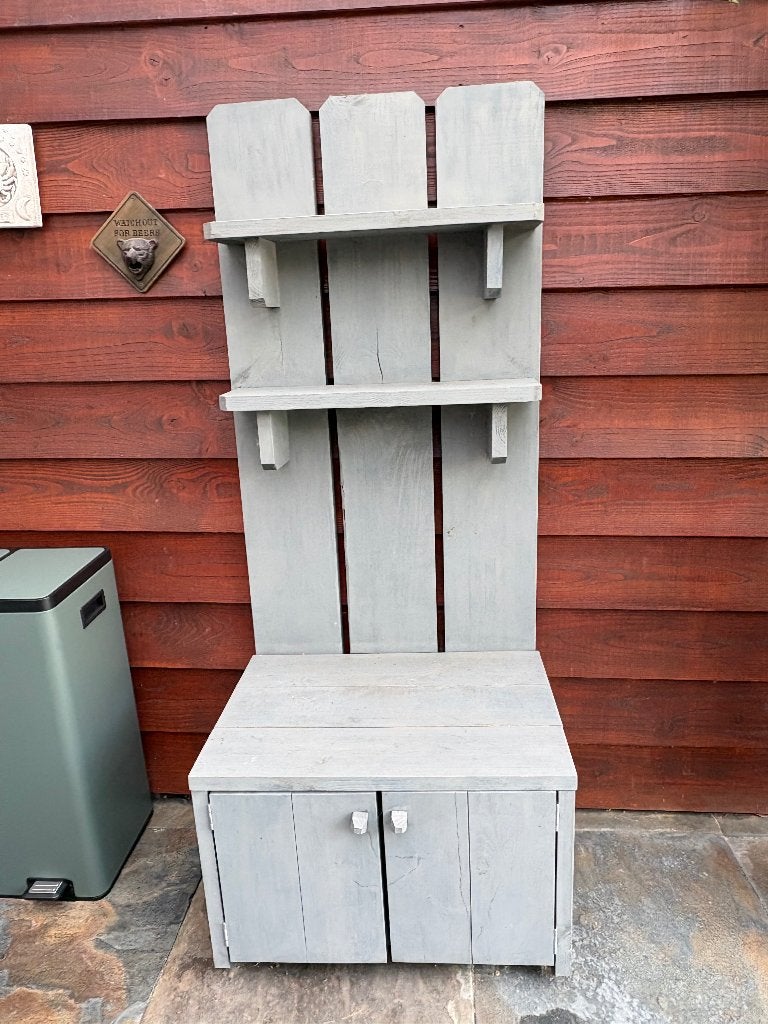 Tuinkastje, Ophalen, Gebruikt, Hout, Overige typen
