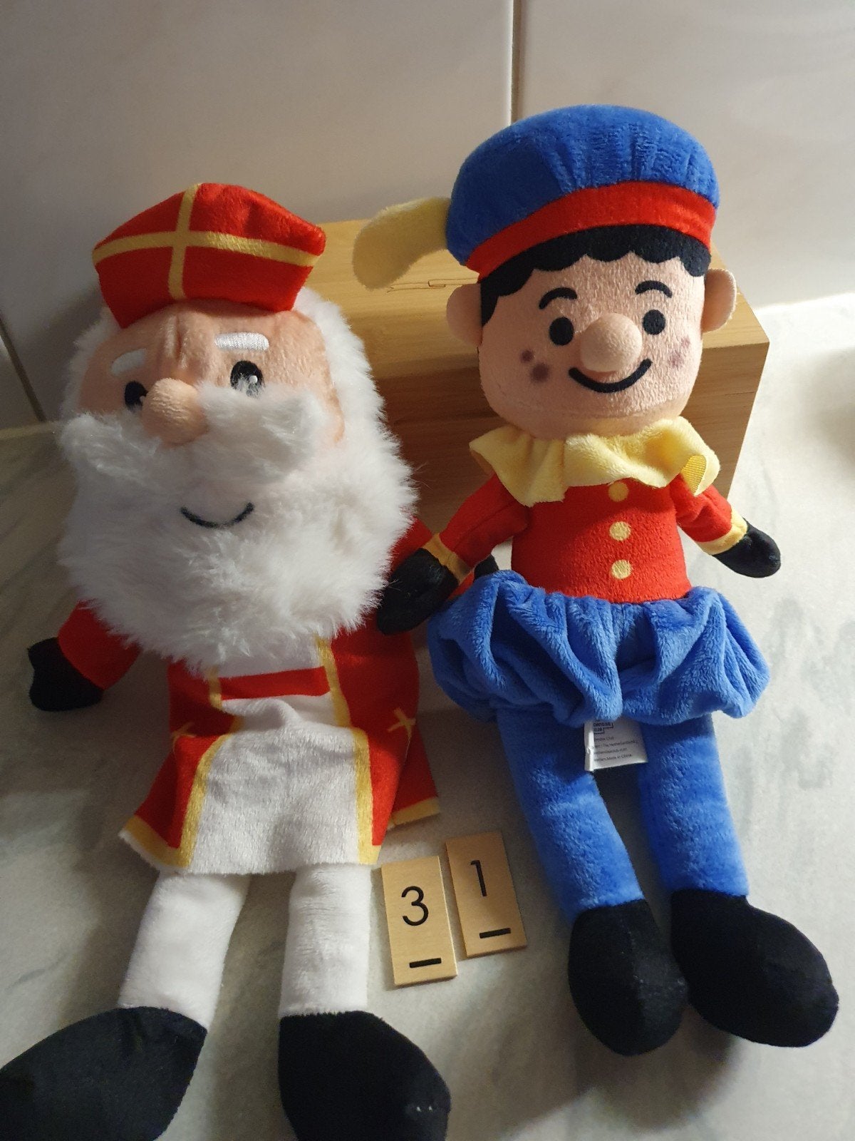 sint en piet knuffels, Ophalen of Verzenden, Zo goed als nieuw