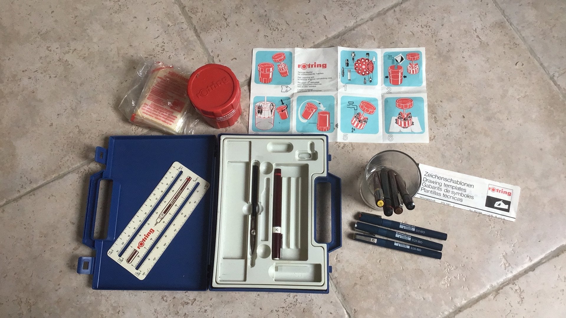 Technische tekenpennen, Ophalen of Verzenden, Zo goed als nieuw