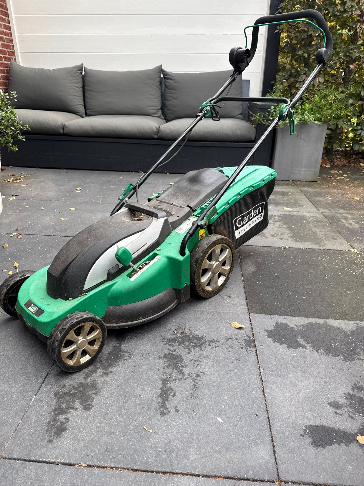 Elektrische Grasmaaier Garden GLM43T - 1800W, Cirkelmaaier, Gebruikt, Elektrische grasmaaier, Ophalen of Verzenden