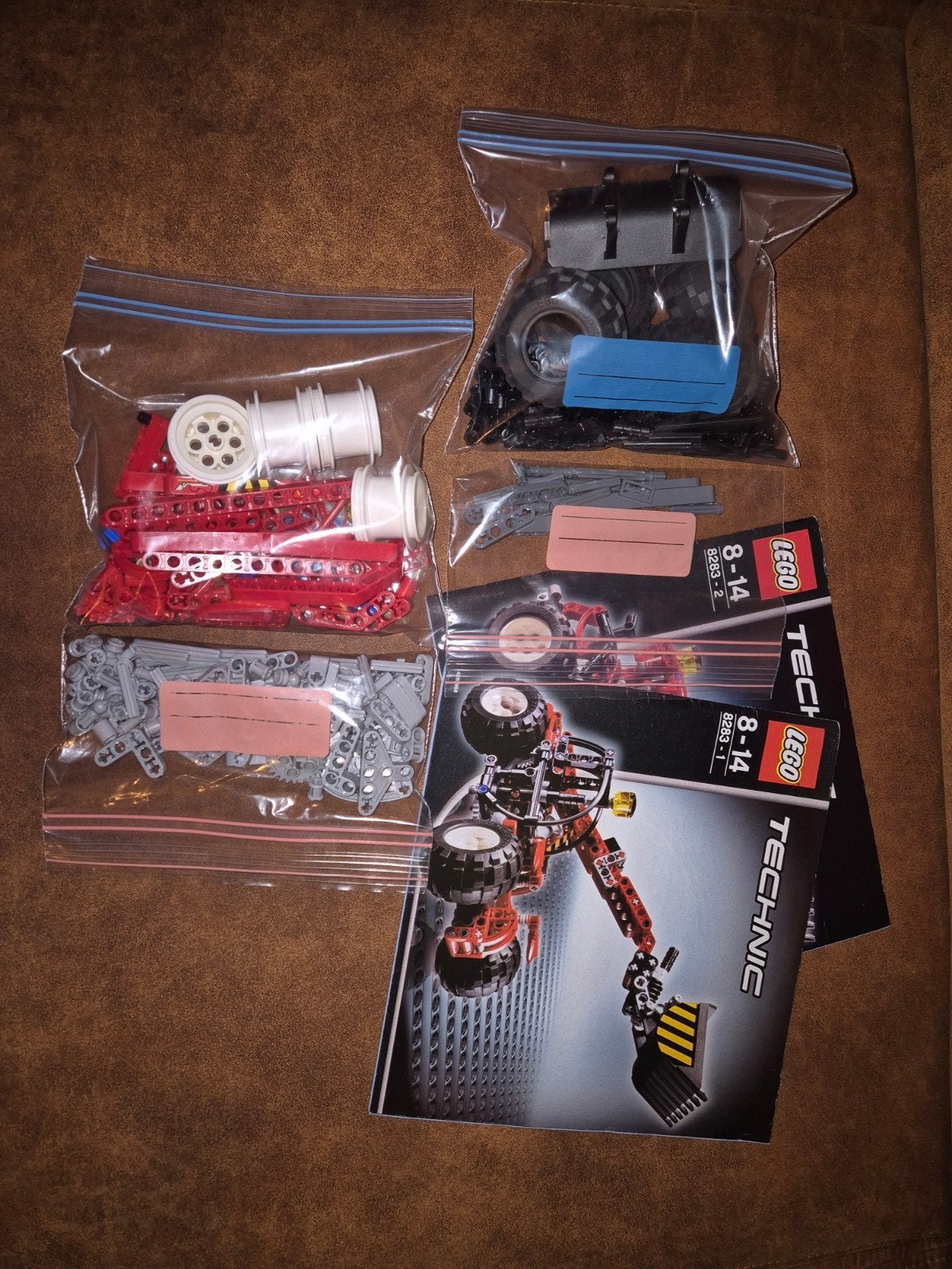 LEGO Technic 8283 Telehandler met instructieboekjes, Lego, Ophalen of Verzenden, Zo goed als nieuw, Technic