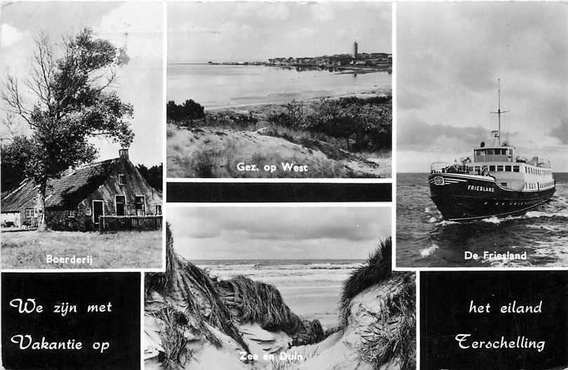 377-101-017 Terschelling, Verzenden, Voor 1920, Friesland
