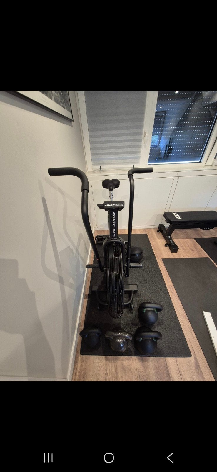 Assault Fitness Airbike - Zo goed als nieuw, Sport en Fitness, Fitnessapparatuur, Ophalen, Armen, Zo goed als nieuw, Airbike