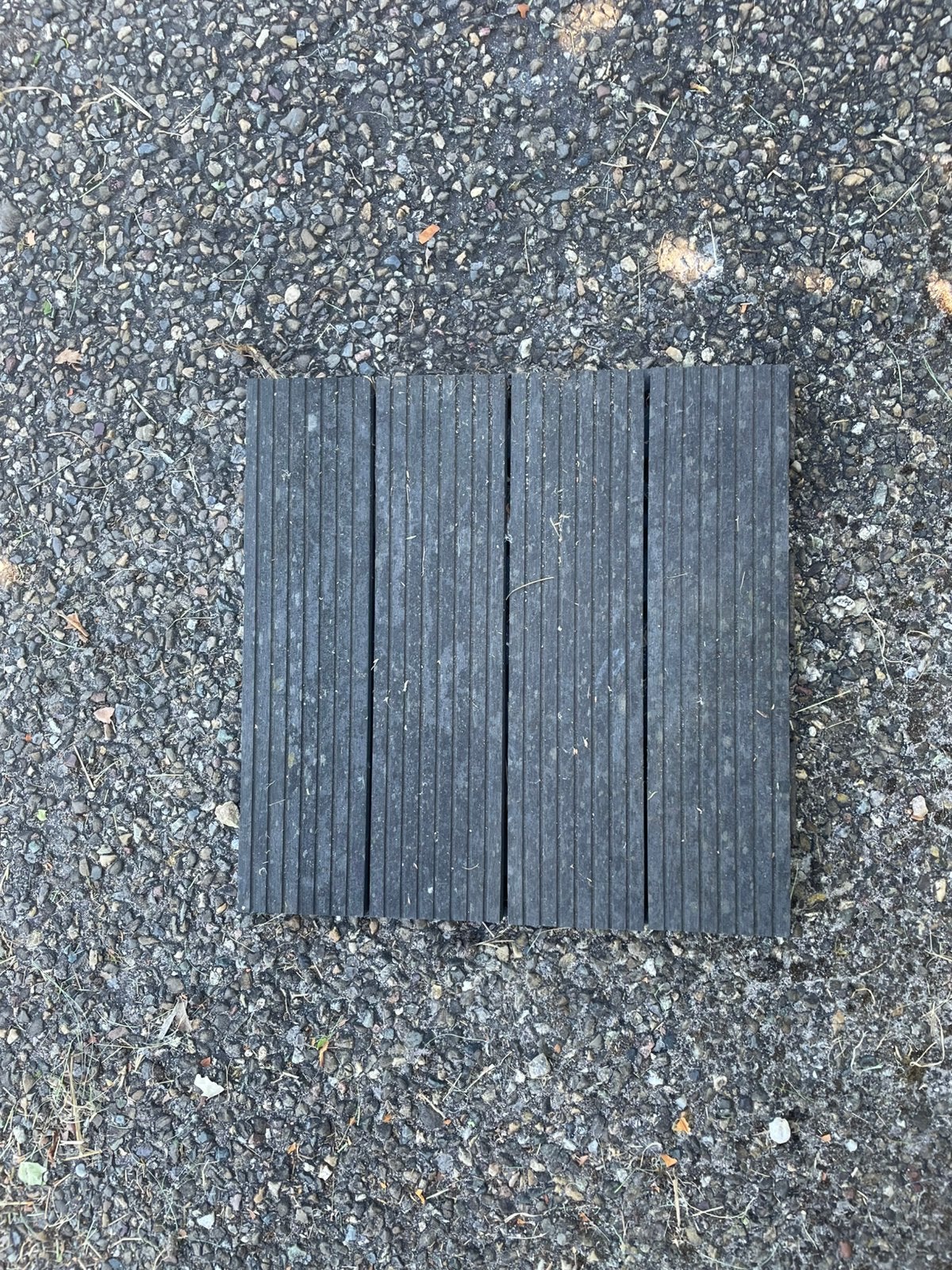 Kunststof terrastegel 52 stuks [30 bij 30], Ophalen, Gebruikt, Kunststof