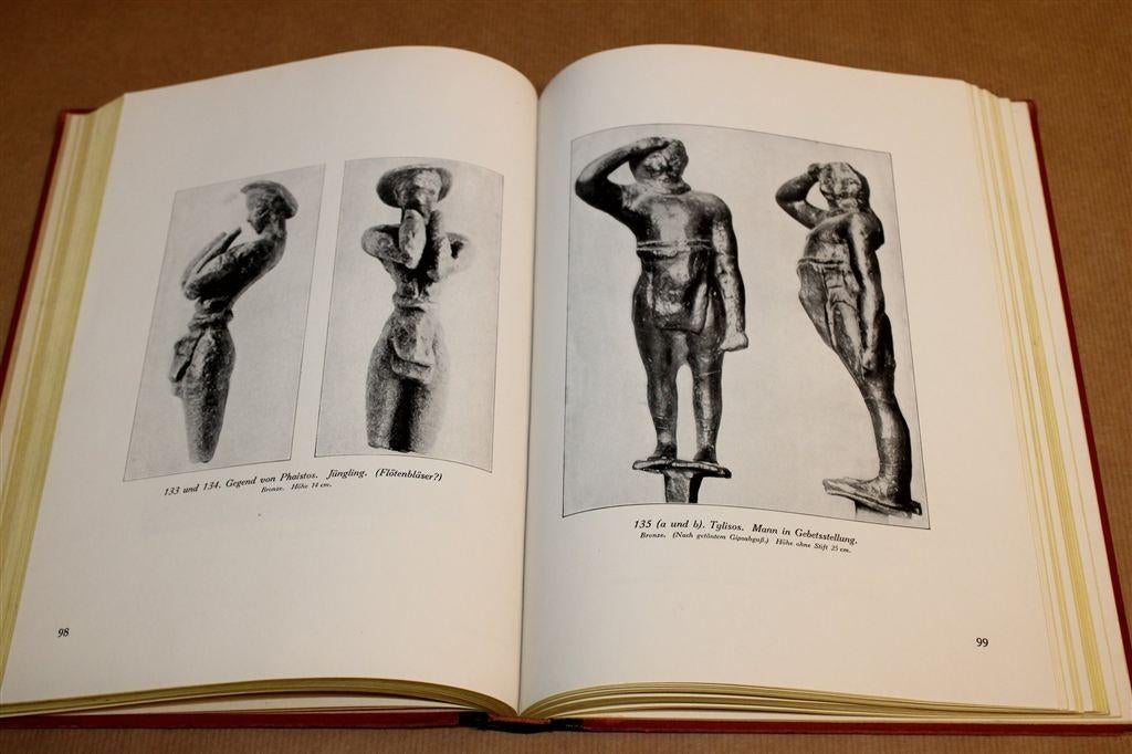 Altkreta — Minoïsche Kunst & Bronstijd, Vintage Boek 1923, Boeken, Ophalen of Verzenden, Gelezen