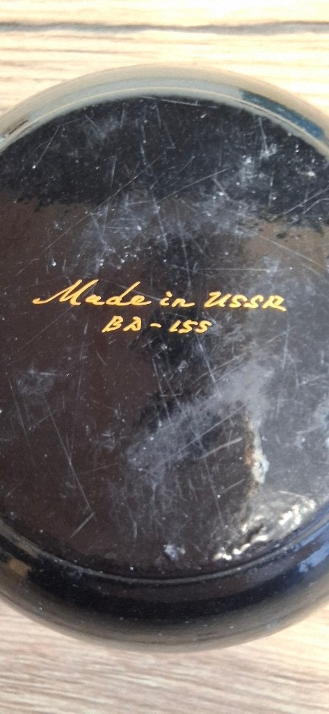Vintage Russisch Lakdoosje Handgeschilderd, Ophalen of Verzenden