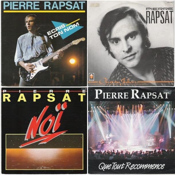 PIERRE RAPSAT - PAKKET!, Ophalen of Verzenden, Zo goed als nieuw, 7 inch, Pop
