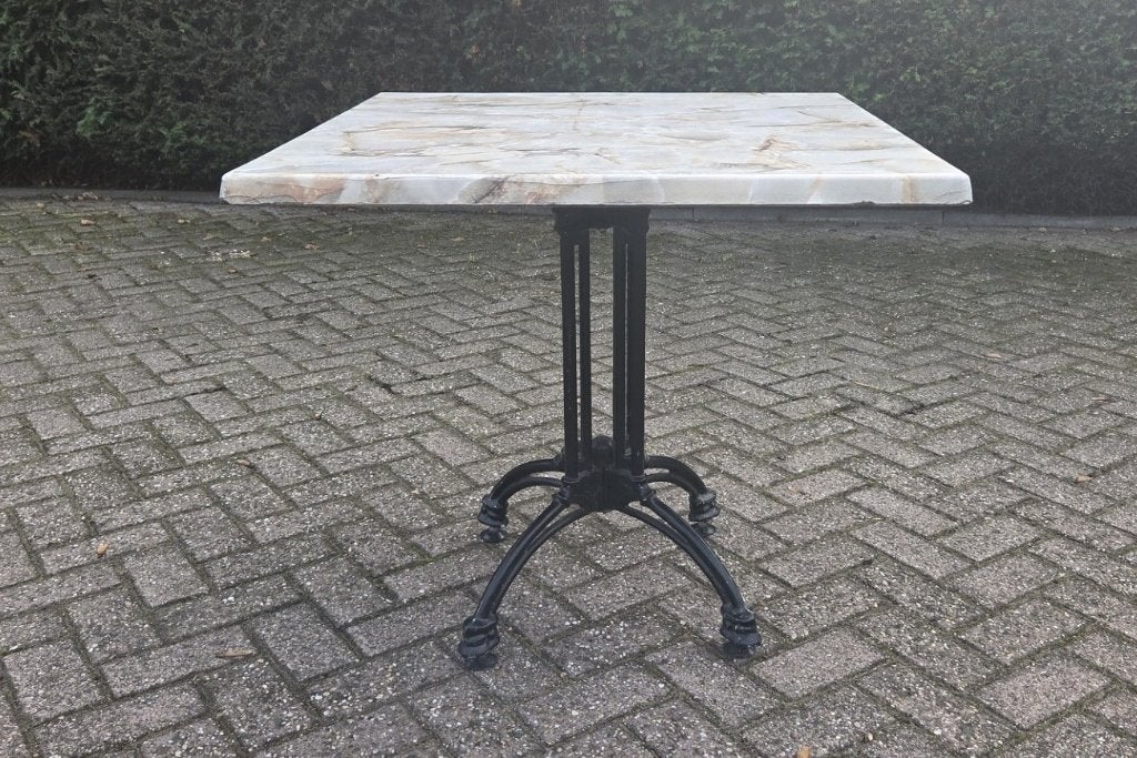 15 x terrastafel horecatafel tuintafel vierkant restaurant, Ophalen, Gebruikt