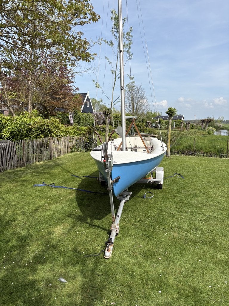 Flying Junior zeilboot met trailer, Ophalen, Gebruikt, Fok, Overige typen
