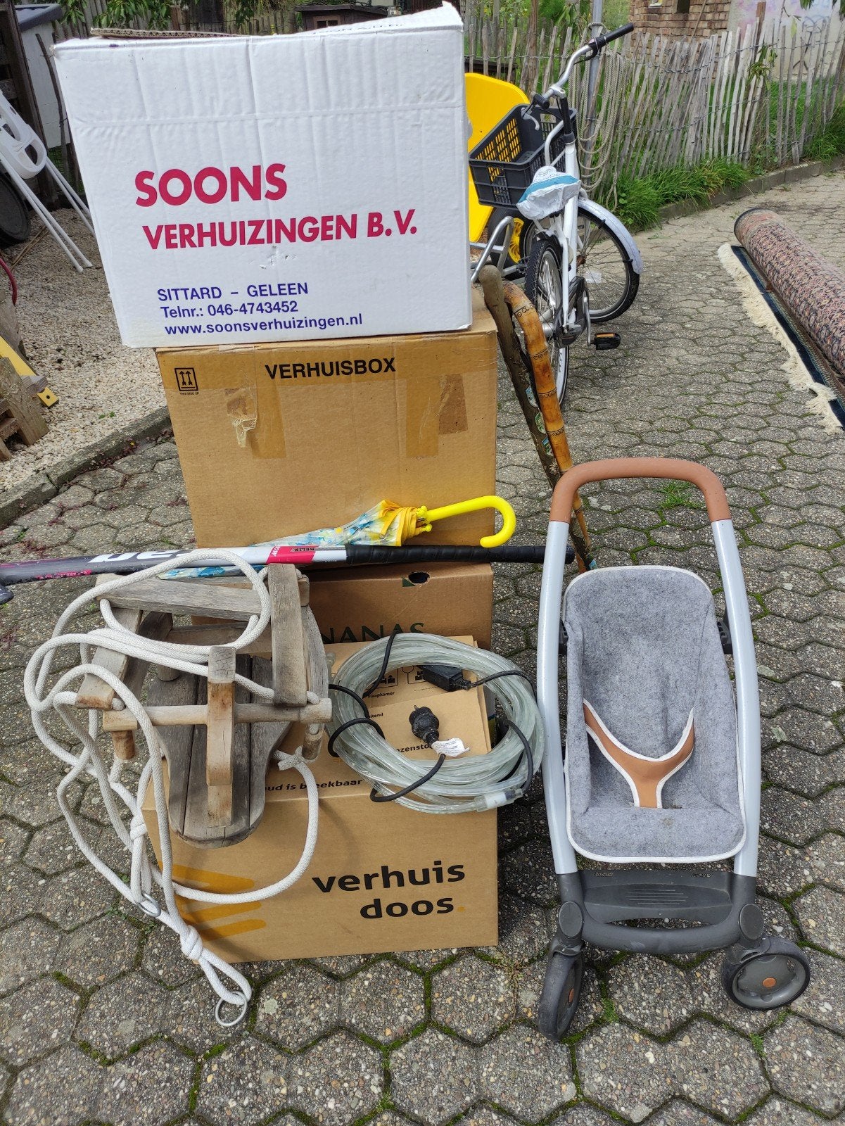 rommelmarktspullen gratis rommelmarkt garagesale spullen, Ophalen, Gebruikt
