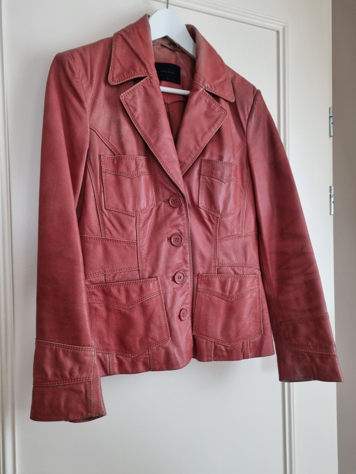 Casual Leren Jasje van Vera Moda, Maat 38/40 (M), Overige kleuren, Vero Moda, Ophalen of Verzenden