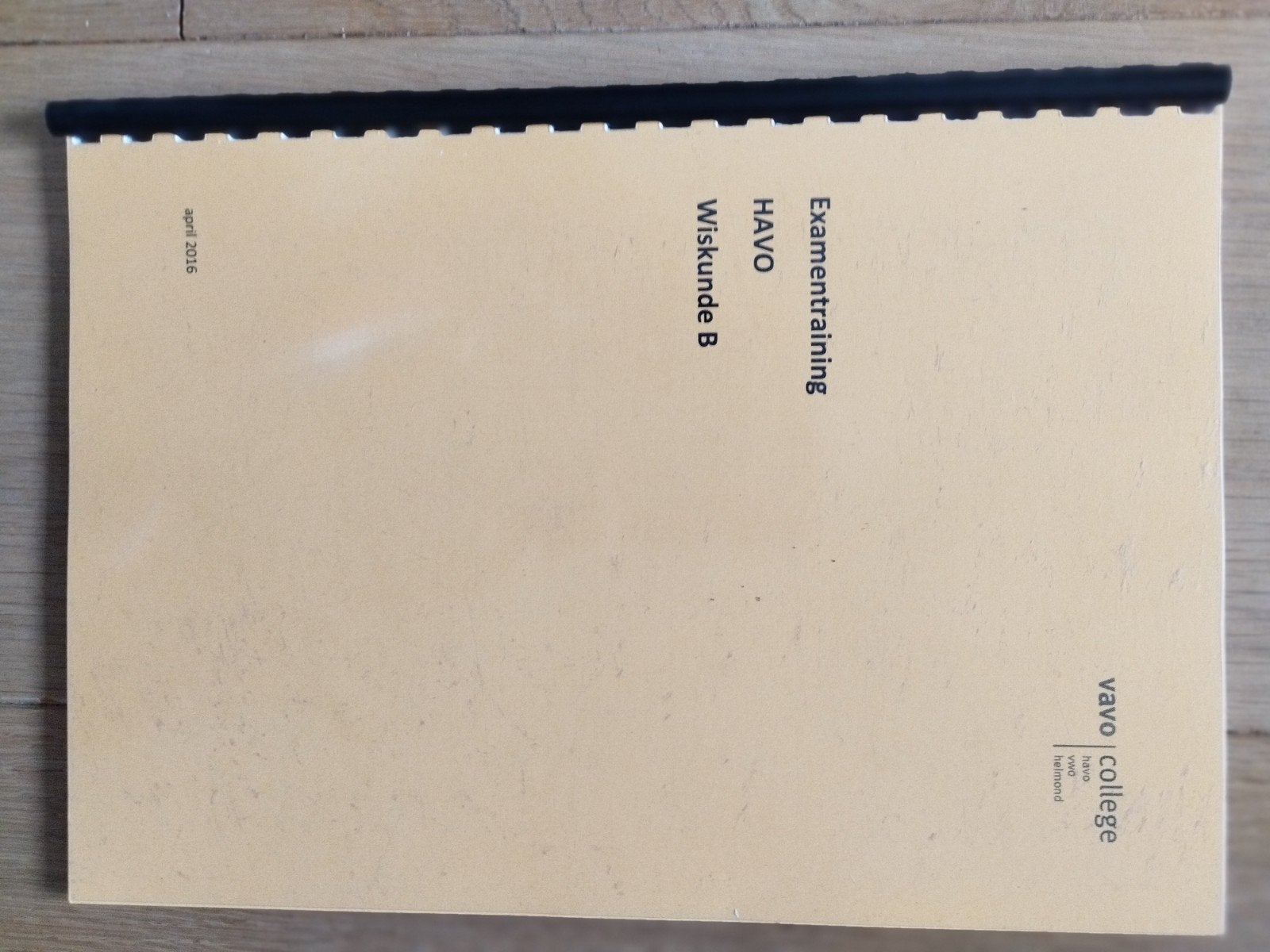 Examentraining HAVO Wiskunde B - Vavo College, Ophalen, HBO, Zo goed als nieuw, Vavo College