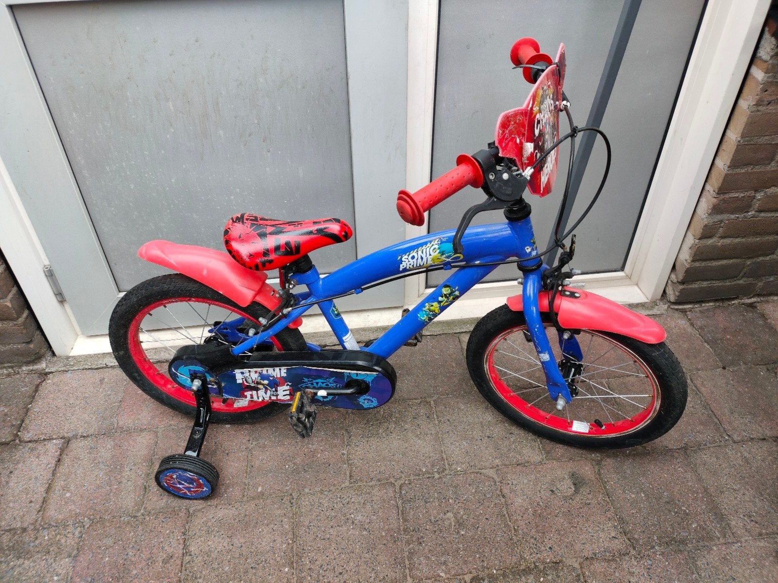 16 inch Sonic Prime kinderfiets, Fietsen en Brommers, Ophalen, Staal, Velgrem, Sonic