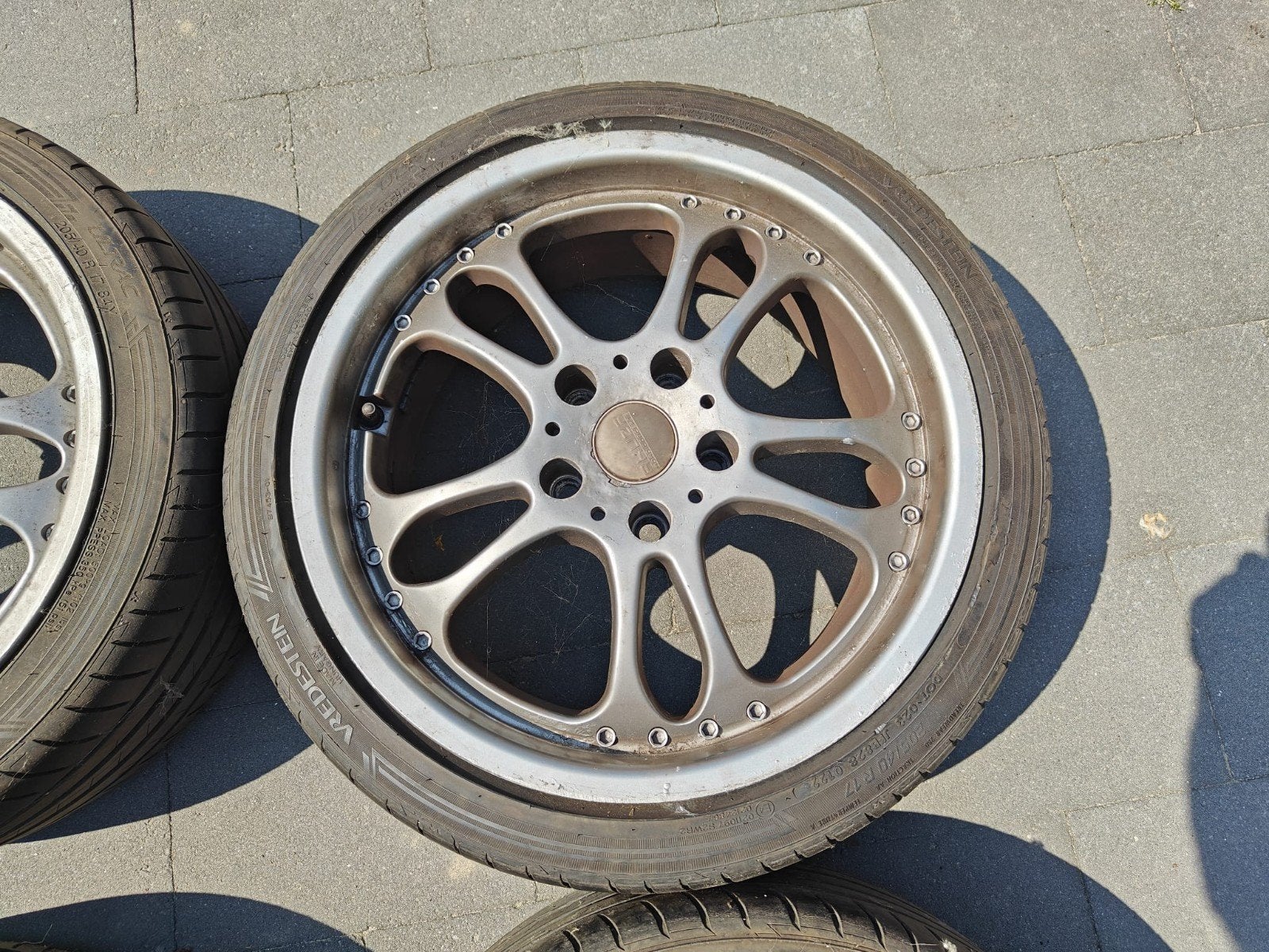 Gebruikte 17 inch velgen met Vredestein zomerbanden, Ophalen, Gebruikt