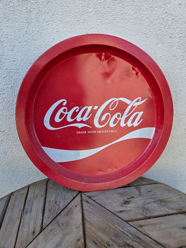 Vintage Coca-Cola Dienblad, Ophalen of Verzenden, Gebruikt, Gebruiksvoorwerp