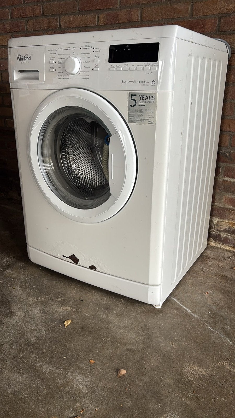 wasmachine koopje, Ophalen of Verzenden, Gebruikt, 1200 tot 1600 toeren, 85 tot 90 cm