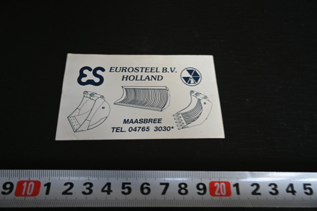 sticker Maasbree EUROSTEEL BV  04765-3030, Ophalen, Zo goed als nieuw
