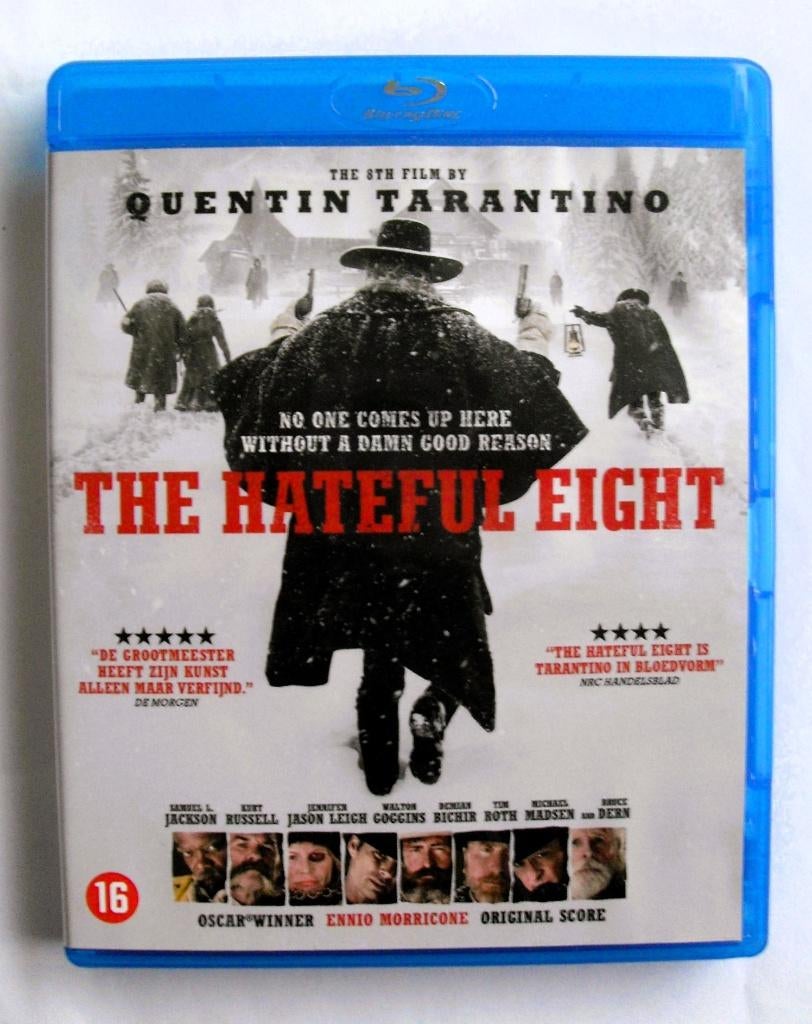 The Hateful Eight (originele blu-ray) Tarantino, Ophalen of Verzenden, Zo goed als nieuw, Overige genres