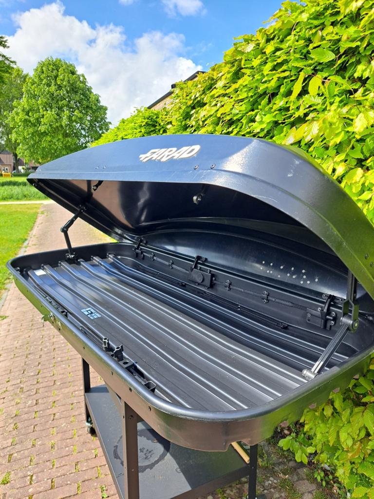 Dakkoffer te huur. Farad crub N18, 430 liter, Auto diversen, Dakkoffers, Ophalen of Verzenden
