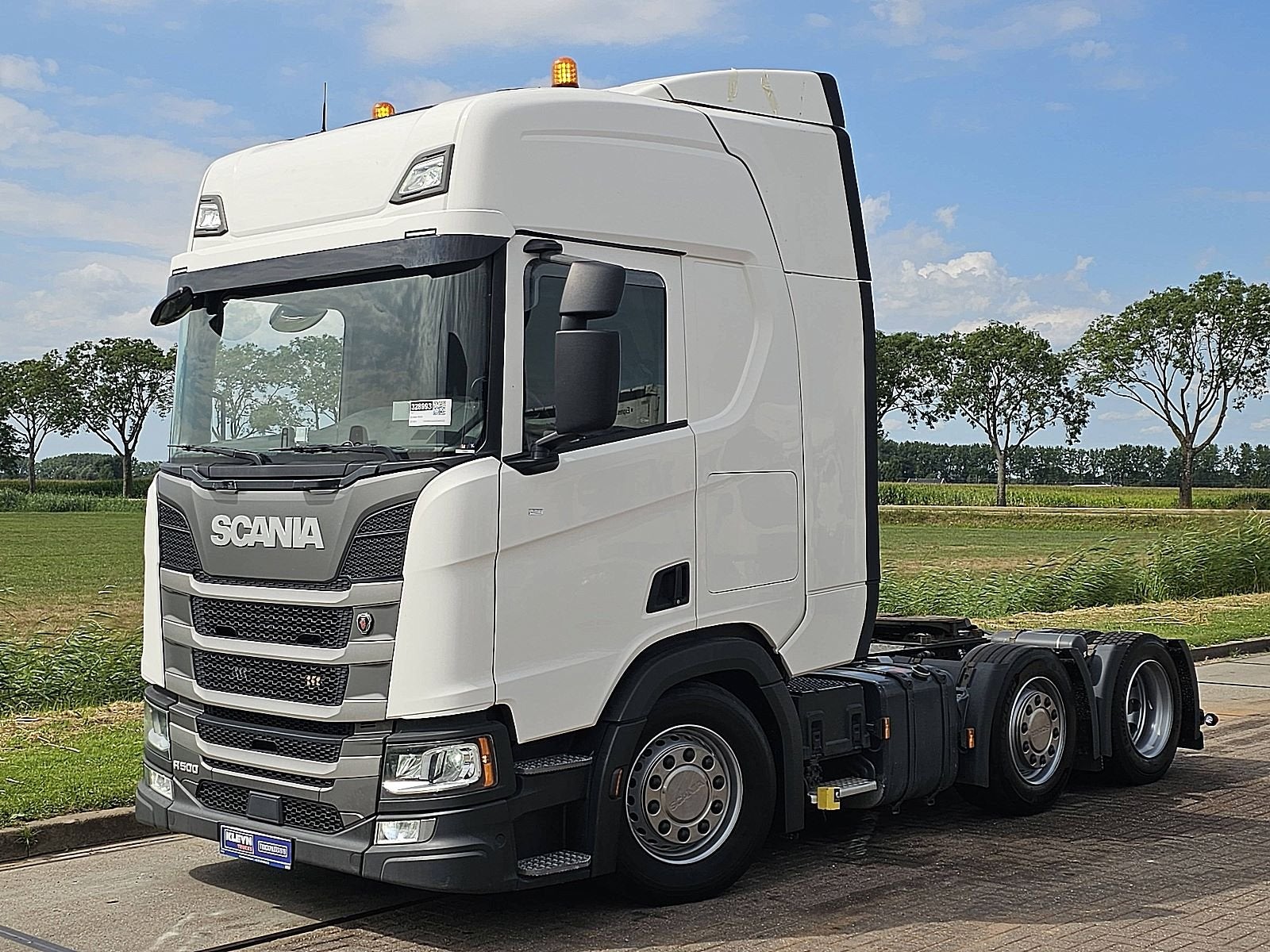 SCANIA R500 6x2/4 lb mega ret, Automaat, Euro 6, Scania, Wit