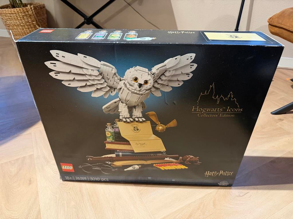 LEGO 76391 Harry Potter Zweinstein Iconen - Hedwig - Nieuw, Lego, Ophalen of Verzenden, Compleet, Complete set