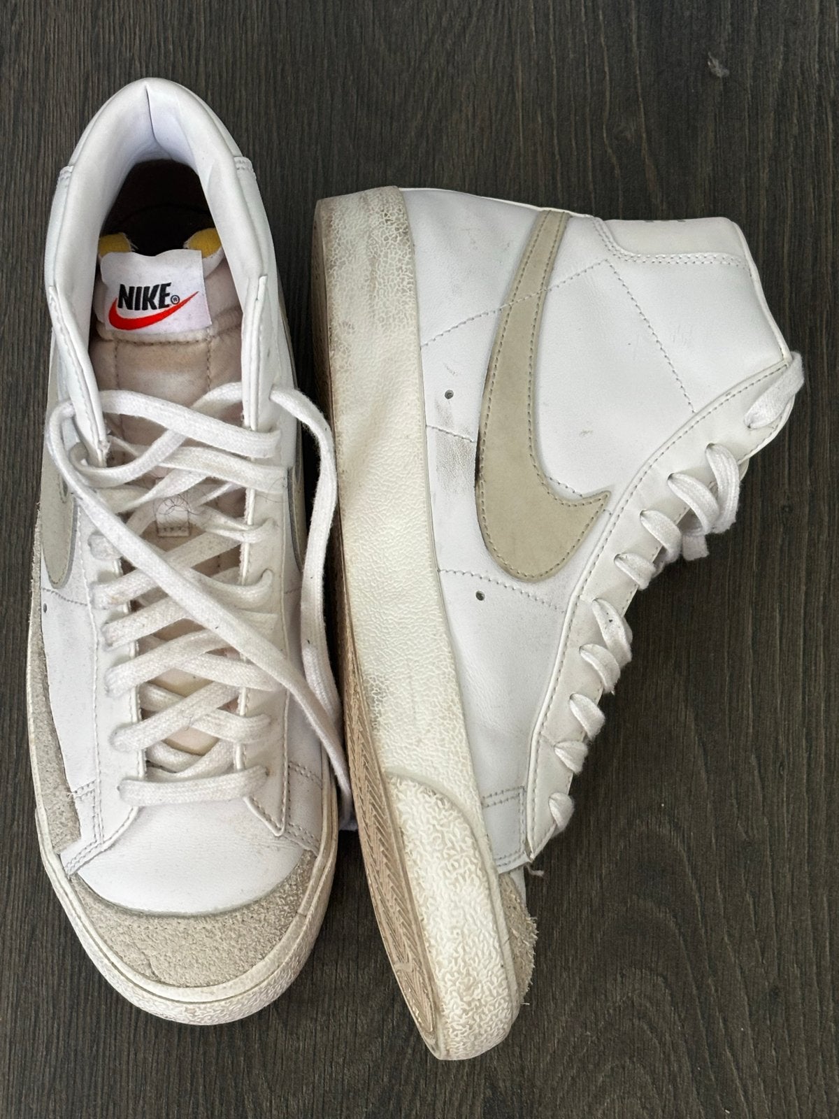 Nike Blazer Mid '77 Vintage Sneakers Wit 42.5, Wit, Ophalen of Verzenden, Sneakers of Gympen, Gedragen