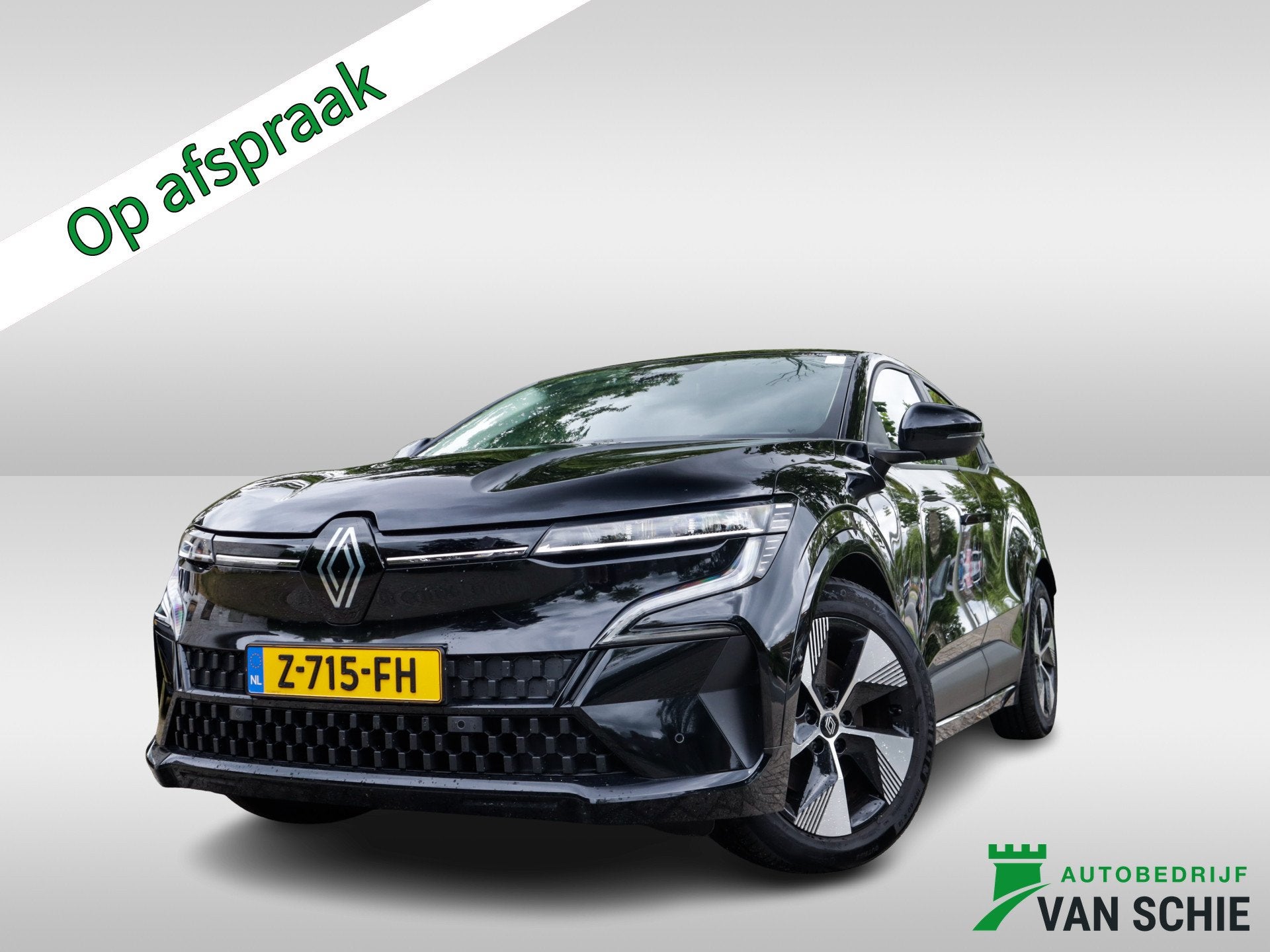 Renault Mégane E-Tech EV40 Boost Charge Equilibre 3-Fase 1e, 12 maanden, Stof, Gebruikt, Zwart