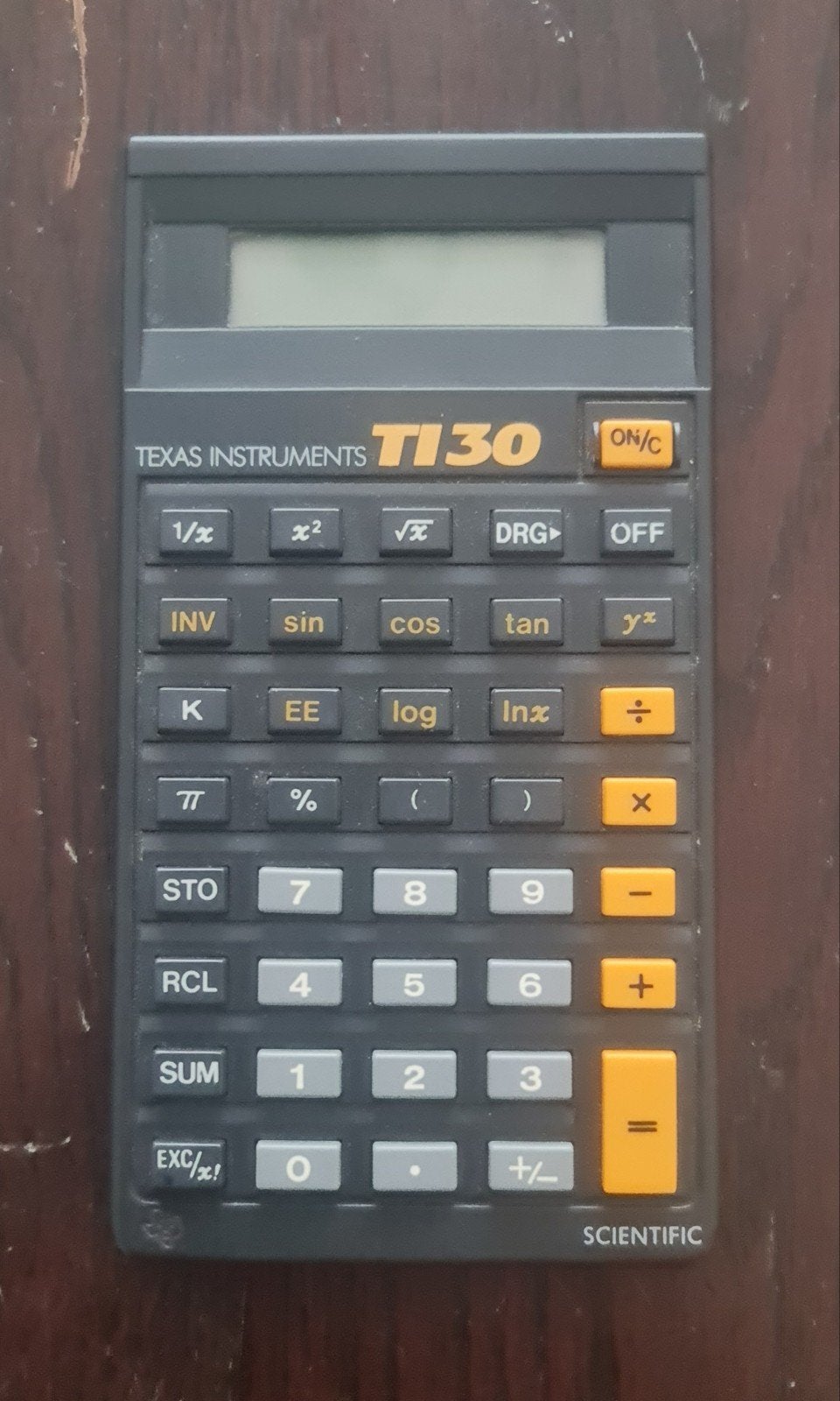 Vintage Texas Instruments TI-30 wetenschappelijke rekenmachi, Verzamelen, Elektronische Apparatuur, Ophalen of Verzenden, Computers en Rekenmachines