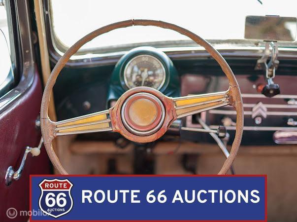 Citroën Traction Avant | 1951 | Route 66 Auctions, Auto's, Overige carrosserieën, Citroën, Zwart, Bedrijf