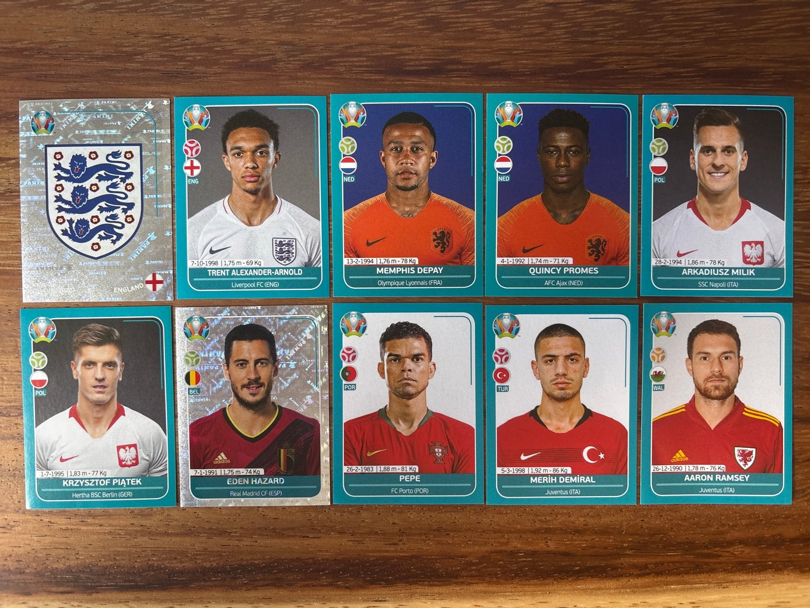 Panini UEFA Euro 2020 Voetbalplaatjes - Diverse Spelers, Ophalen of Verzenden, Zo goed als nieuw, Stickers en Plaatjes