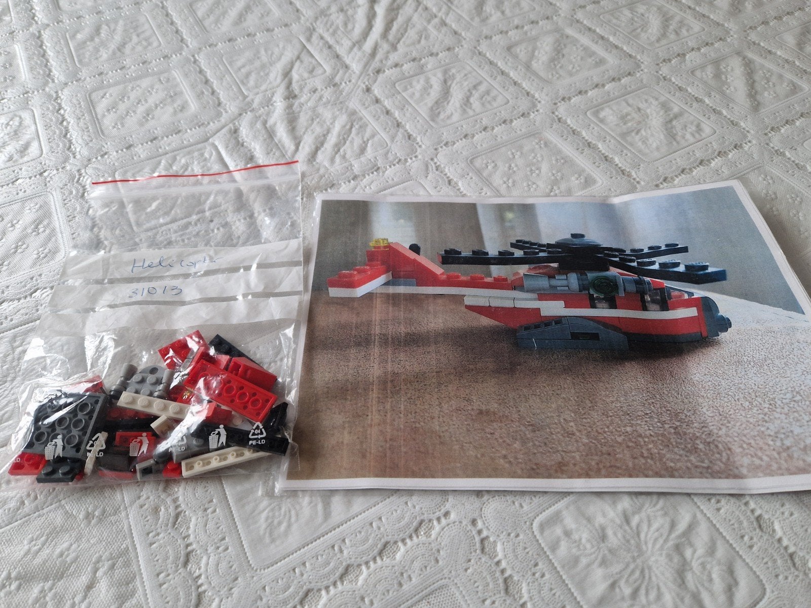 Lego Creator Helikopter 31013 - Zo goed als nieuw, Ophalen of Verzenden