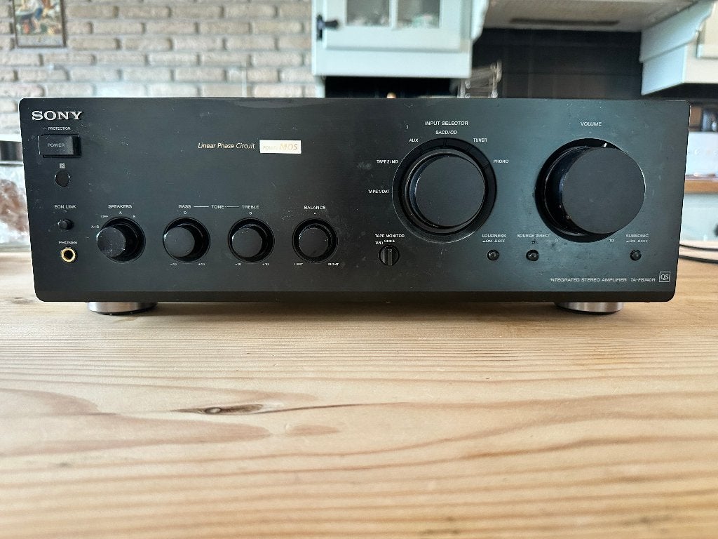 Sony versterker model TA-FB740R, Ophalen, Zo goed als nieuw, 120 watt of meer, Sony