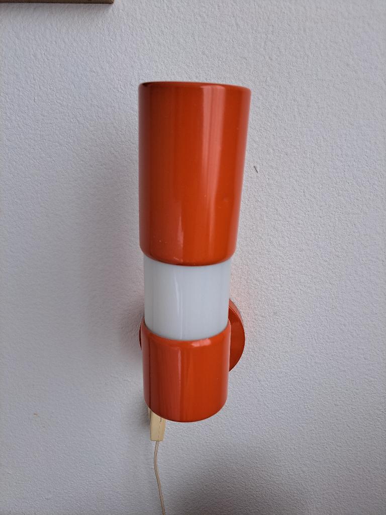 Midcentury Gispen Lamp, Ophalen, Zo goed als nieuw, Kunststof, Vintage