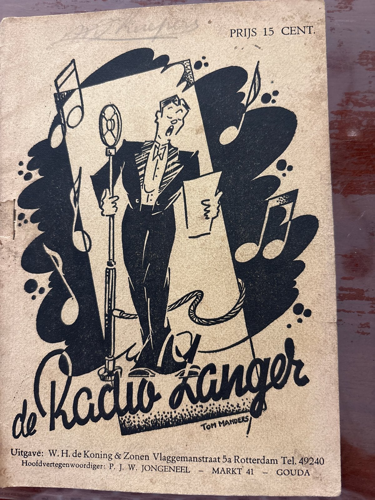 De Radio Zanger - Muziekblad "Yunga, Yunga!" (1940-1950), Verzenden, Gelezen, Genre of Stijl