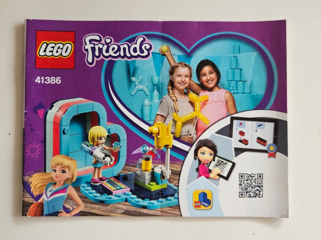 Lego Friends 41386 Stephanies Hartvormige Zomerdoos, Compleet, Lego, Friends, Ophalen of Verzenden
