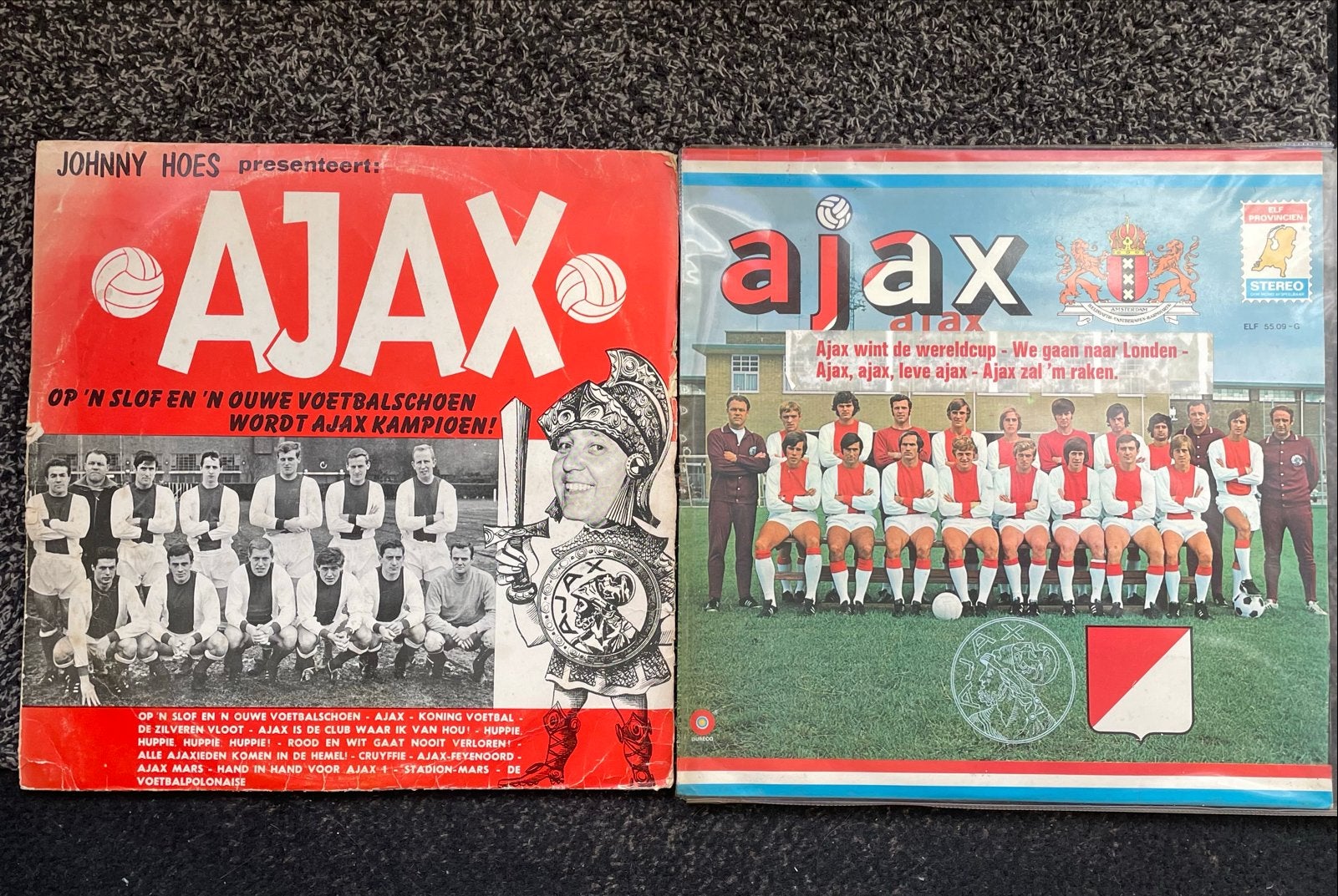 Ajax Vinylplaten Collectie - Zeldzame Voetbal LP's, LP, Gebruikt, Overige genres, Originele persing