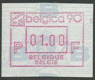 BELGIE 1990 Belgica '90 Frama Label, Michel: 21, Postfris., Verzenden, Postfris, Postfris, Overig