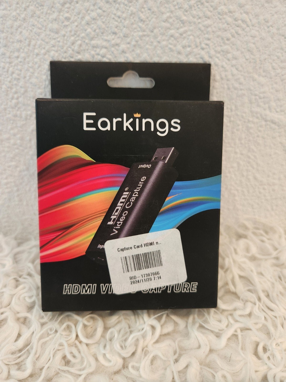 EarKings HDMI Video Capture Card 4K 1080p USB, Ophalen of Verzenden, Nieuw