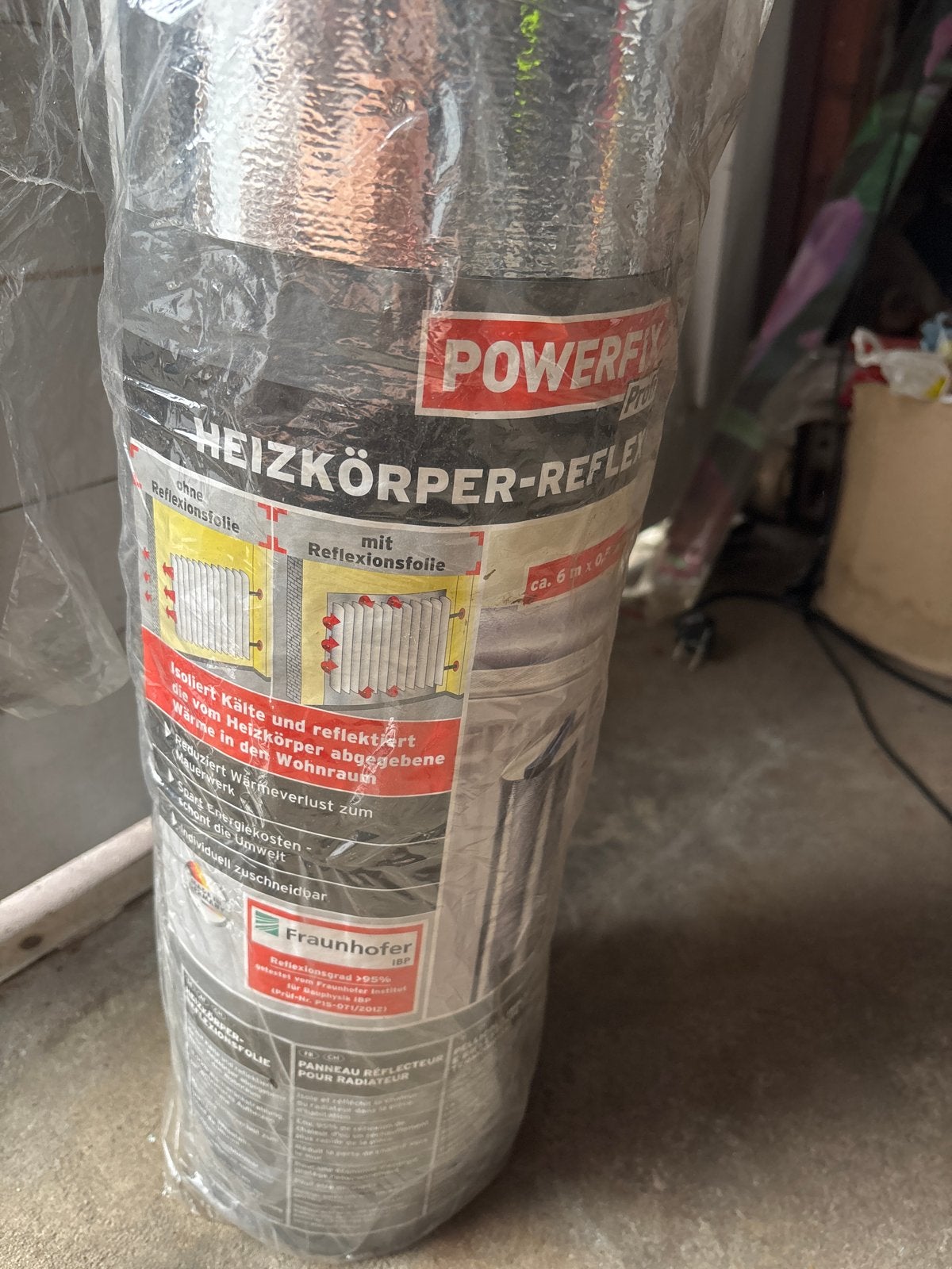 Powerfix radiatorfolie - Nieuw, ongebruikt, Minder dan 4 cm, Overige materialen, Nieuw, Muurisolatie