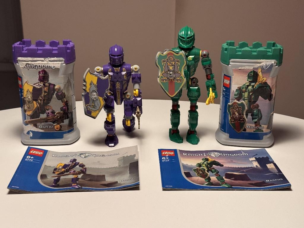 LEGO Knights Kingdom II - Danju 8770 + Rascus 8772, Gebruikt, Overige thema's, Lego, Overige typen