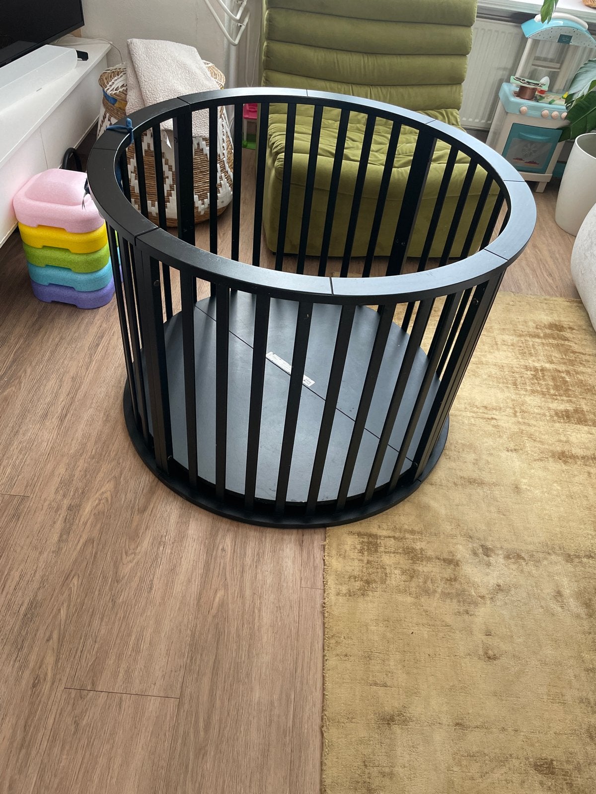 Box zwart rond, Ophalen, Gebruikt, Rond