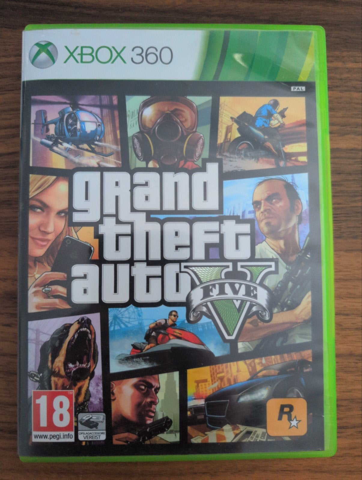 Grand Theft Auto V (GTA 5) Xbox 360 - Actie/Avontuur, Avontuur en Actie, Online, Vanaf 18 jaar, 1 speler
