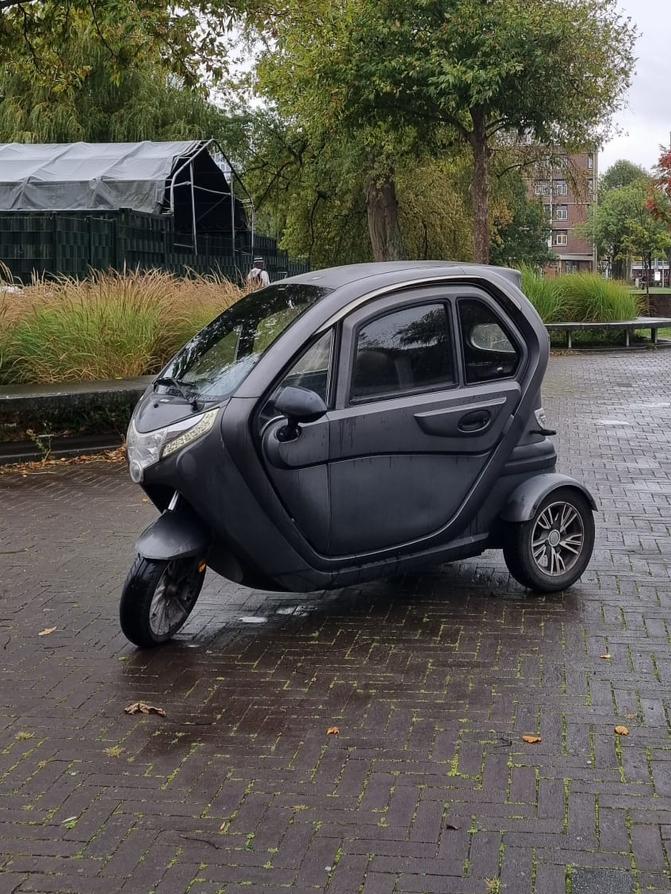 Move Vigorous 1500 - Elektrische overdekte 3 wiel brommobiel, Ophalen, 36 t/m 45 km, 16 km/u of meer