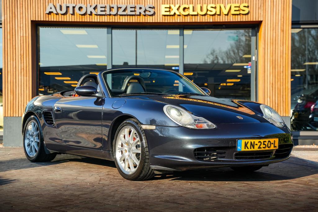 Porsche Boxster S 3.2 260PK Youngtimer Volledige Historie Cl, Auto's, Achterwielaandrijving, Gebruikt, 1295 kg, Cabriolet