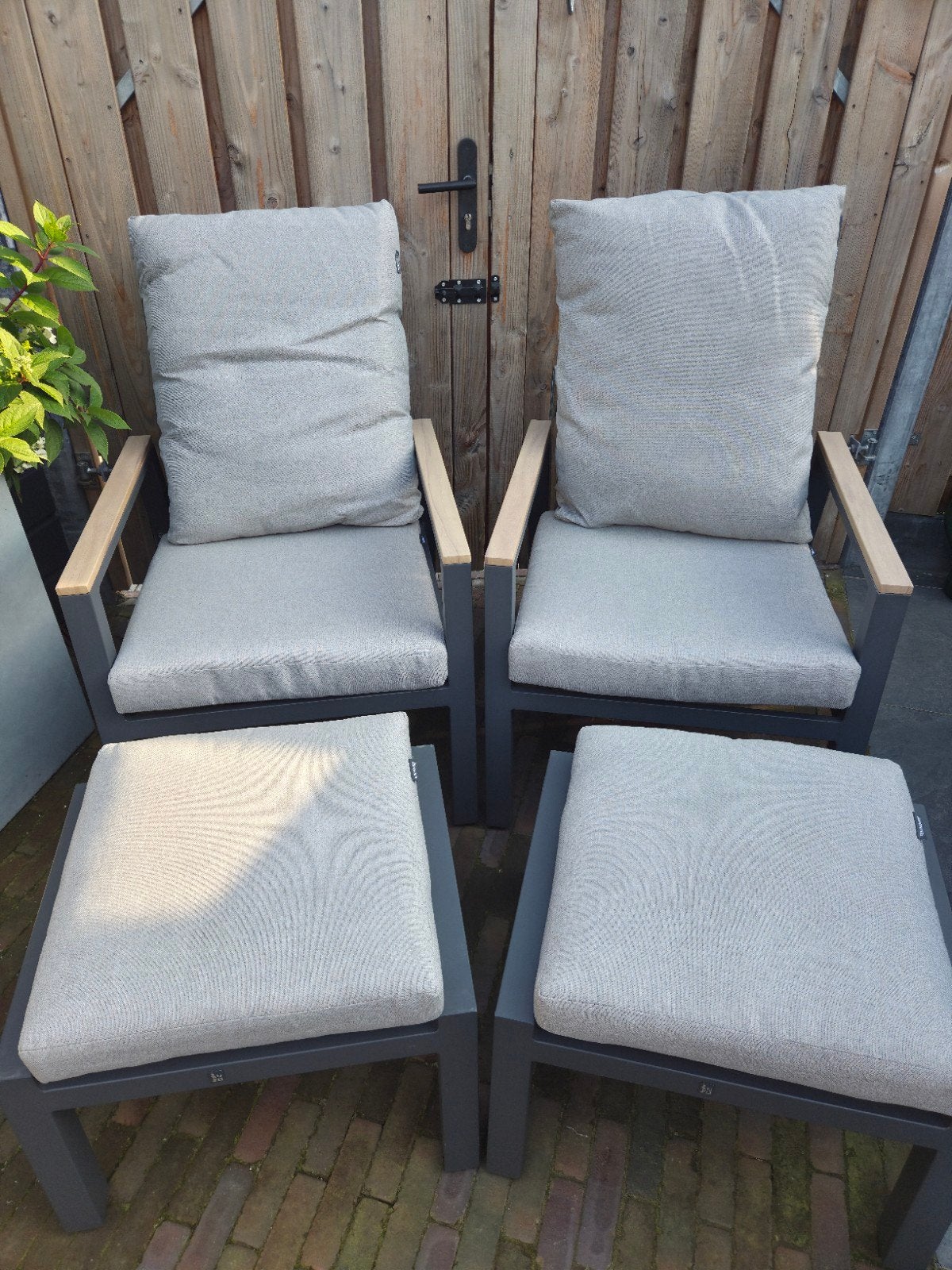 relax set demi, Tuin en Terras, Ophalen, Zo goed als nieuw, 2 zitplaatsen, Loungeset