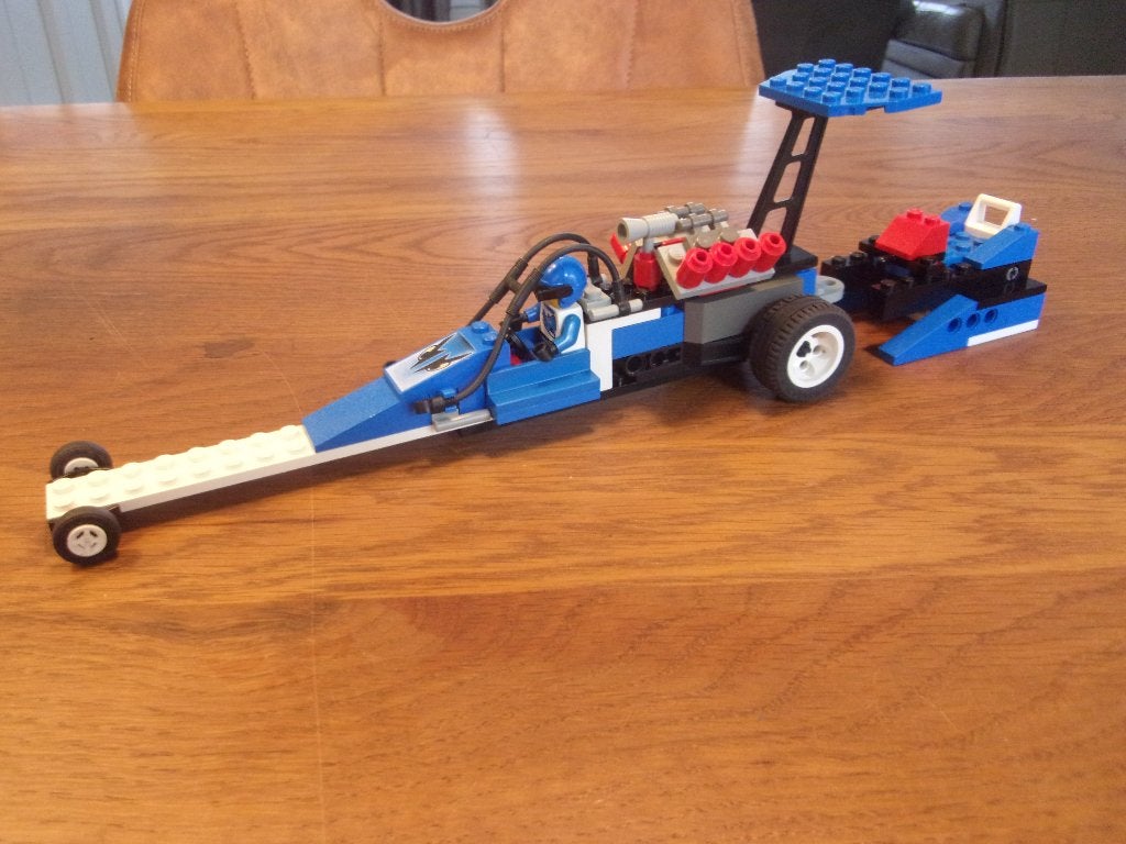 Lego Town 6714-1 Speed Dragster uit 2000, Gebruikt, Overige thema's, Lego, Ophalen of Verzenden