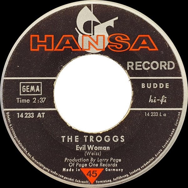 The Troggs – Evil Woman / Sweet Madeleine / VG+ / 23-9, Ophalen of Verzenden, Zo goed als nieuw